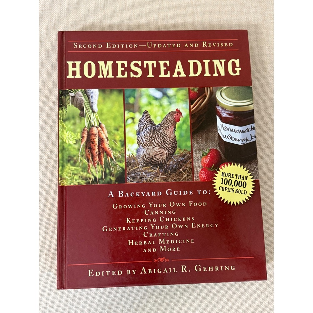 Homesteading Backyard Guide Abigail Gehring 2nd Ed. Hardcover Sustainable Living